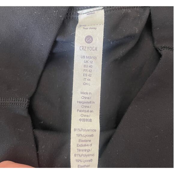 CRZ Yoga Black Skort Activewear Travel Casual Size Womens Medium - Picture 2 of 6